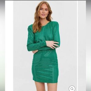 Elegant Green Sequin Dress NEW WITH TAGS!